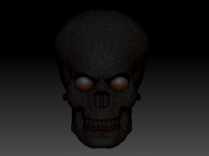 alien skull 3D 模型
