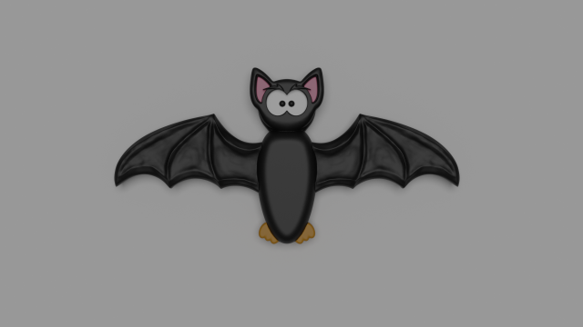 sweet bat 3D-printmodel .c4d .max .obj .3ds .fbx .stl .blend 