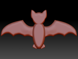 sweet bat 3D-printmodel