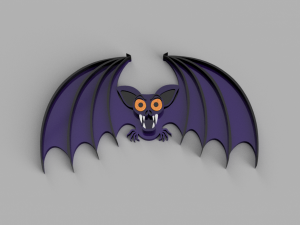 halloween bat 3D Print Model
