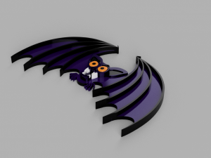 halloween bat 3Dプリントモデル