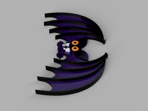 halloween bat 3Dプリントモデル