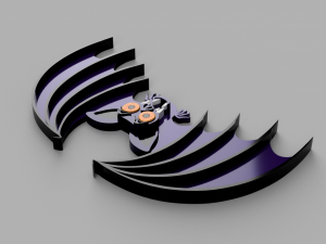 halloween bat 3Dプリントモデル