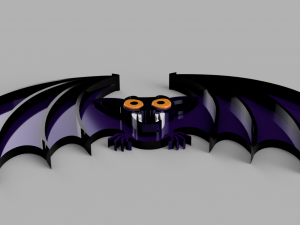 halloween bat 3Dプリントモデル