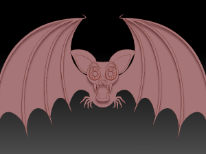 halloween bat 3Dプリントモデル