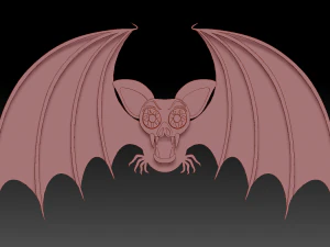 halloween bat 3D Print Model