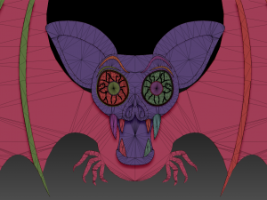 halloween bat 3Dプリントモデル