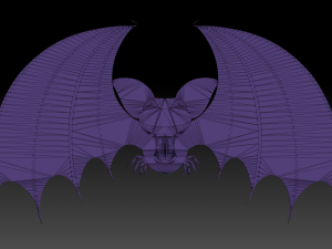 halloween bat 3Dプリントモデル