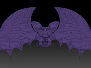 halloween bat 3D Print Model