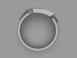 flush royal poker ring 3D Print Model