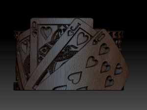 flush royal poker ring 3D Print Model