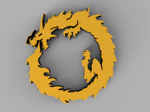 dragon 3D Print Model