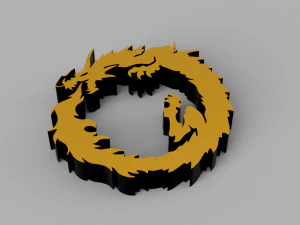dragon 3D Print Model