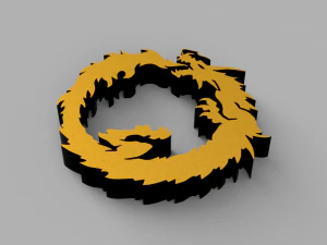 dragon 3D Print Model