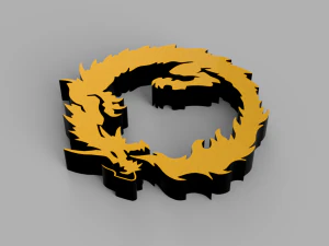 dragon 3D Print Model