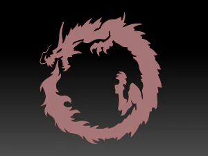 dragon 3D Print Model