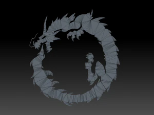 dragon 3D Print Model