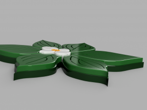 dogwood flower Modello 3D