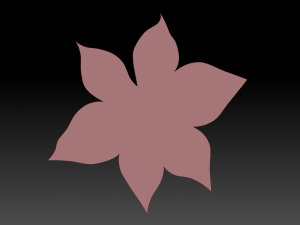 dogwood flower Modello 3D