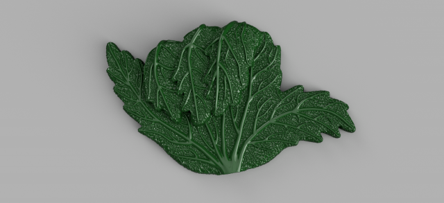 shaka marijuana leaf 3D Model .c4d .max .obj .3ds .fbx .stl .blend 