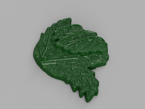 shaka marijuana leaf 3D Model