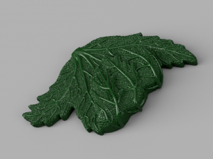 shaka marijuana leaf 3D Model
