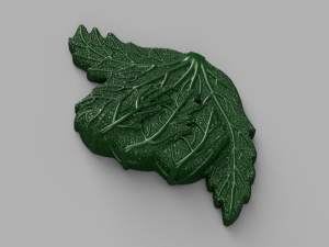 shaka marijuana leaf 3D Model