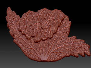 shaka marijuana leaf 3D Model