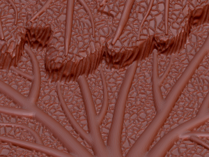 shaka marijuana leaf 3D Model