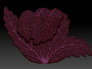 shaka marijuana leaf 3D Model