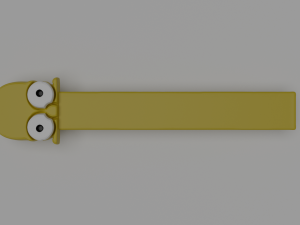 homer simpson bookmark 3d print model 3D प्रिंट मॉडल