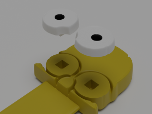 homer simpson bookmark 3d print model 3D प्रिंट मॉडल