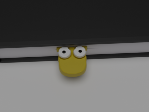 homer simpson bookmark 3d print model 3D प्रिंट मॉडल