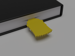 bart simpson bookmark Model do druku 3D