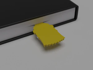 bart simpson bookmark 3D Print Model