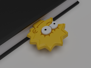 lisa simpson bookmark Modèles 3D en vedette