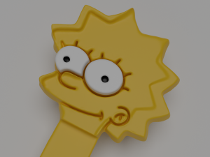 lisa simpson bookmark Modèles 3D en vedette
