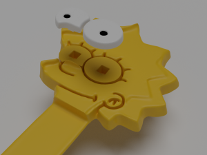 lisa simpson bookmark Modèles 3D en vedette
