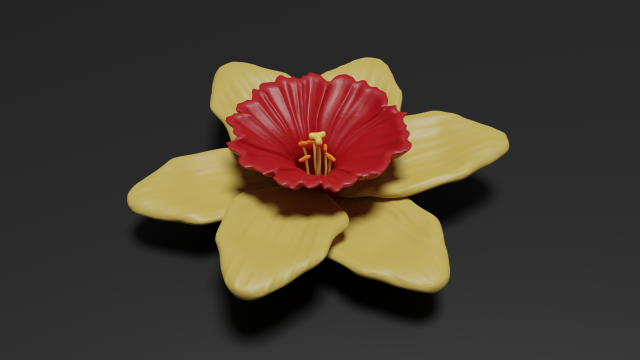 narcissus 3D Модель .c4d .max .obj .3ds .fbx .stl .blend