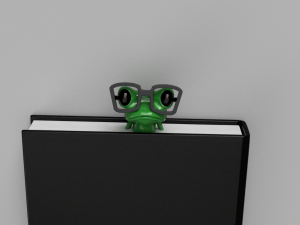 bookmark frog 3D Print Model