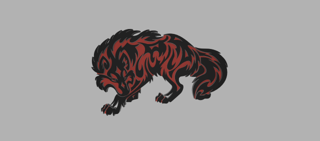 printable wolf Model do druku 3D .c4d .max .obj .3ds .fbx .stl .blend 
