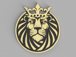 lion king coin 3D Print Model