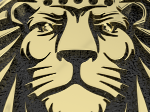 lion king coin 3D-printmodel