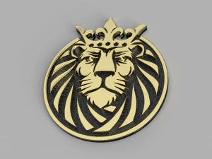 lion king coin 3D Print Model