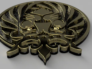 lion king coin 3D Print Model