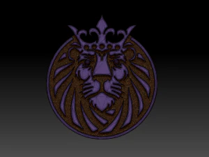 lion king coin 3D Print Model