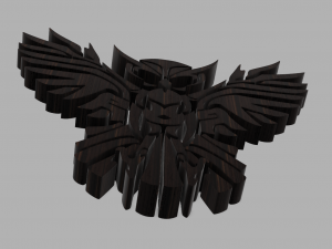 printable owl 3D Baskı Modeli