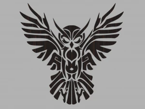 printable owl 3D Print Model