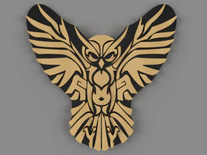 printable owl 3D Print Model