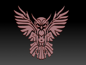 printable owl 3D Baskı Modeli